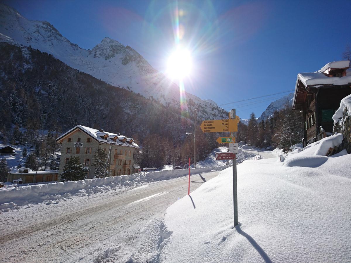 Hotel Aiguille De La Tza Arolla Esterno foto